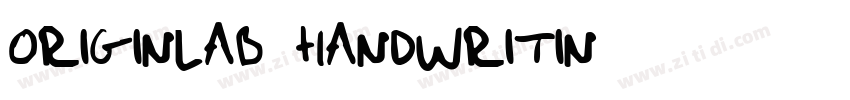 OriginLab Handwritin字体转换
